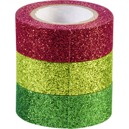 Heyda X-Mas 3 db glitteres ragasztószalag