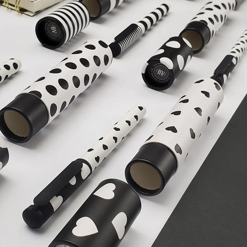Bruno Visconti Dreamwrite Flora Black&White 0,7 mm, kék golyóstoll