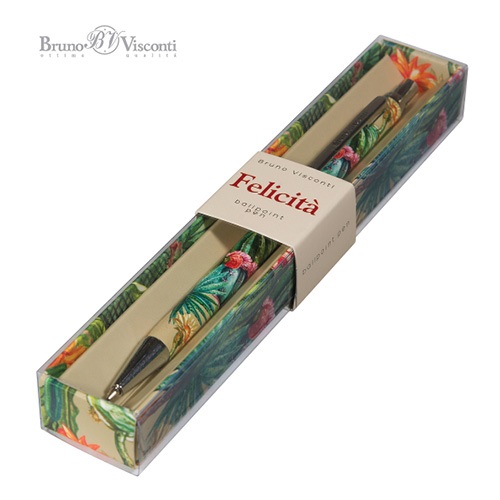 Bruno Visconti Felicita Cactus Paradise 0,7 mm, kék, fém golyóstoll