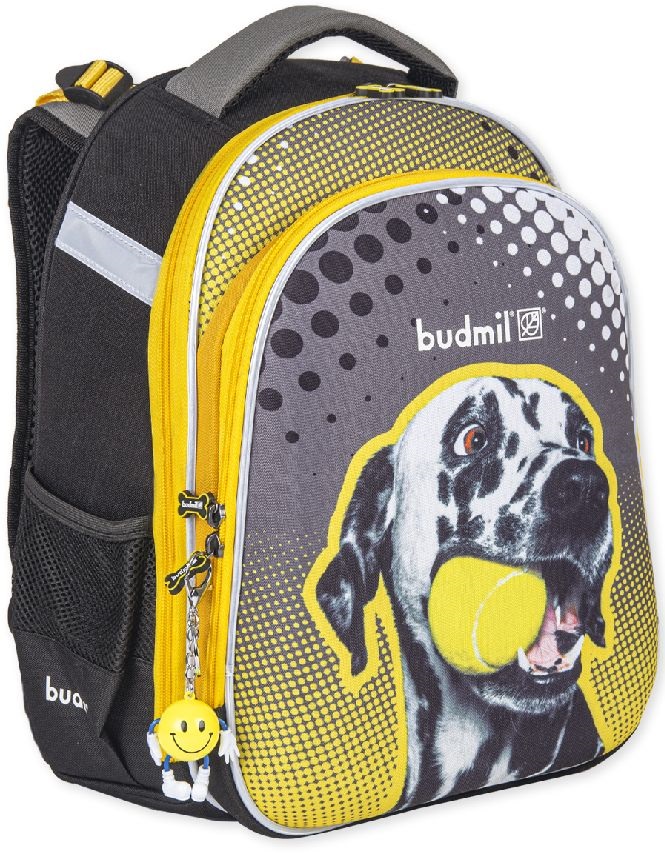 Budmil 10220012032 fekete kutyás ergonómiai hátitáska