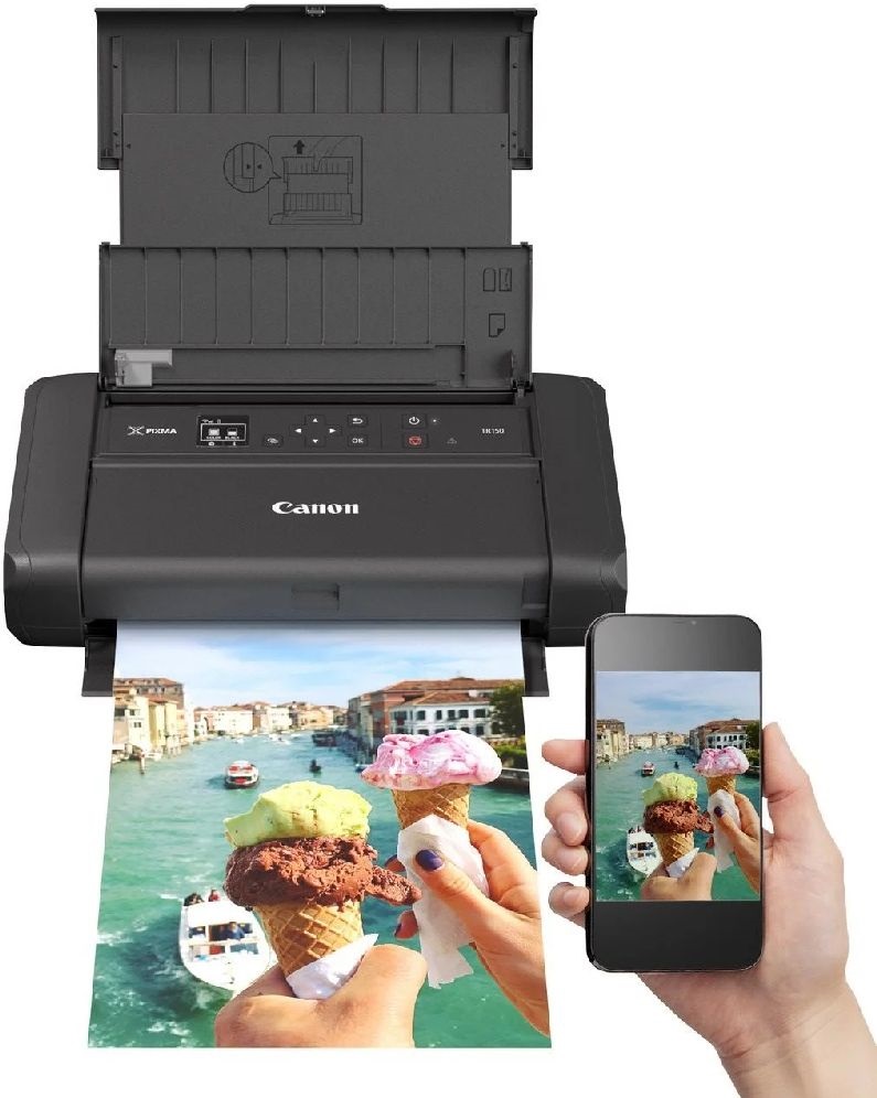 Canon PIXMA TR150 tintasugaras mobil nyomtató akkumulátorral