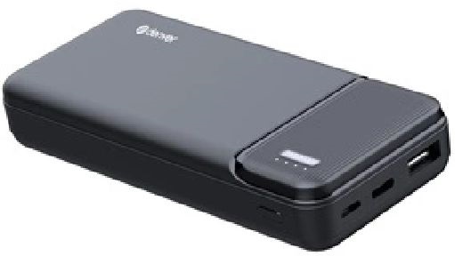 CHG DENVER PQC-10007 10 000 mAh Micro-USB+USB-C fekete power bank