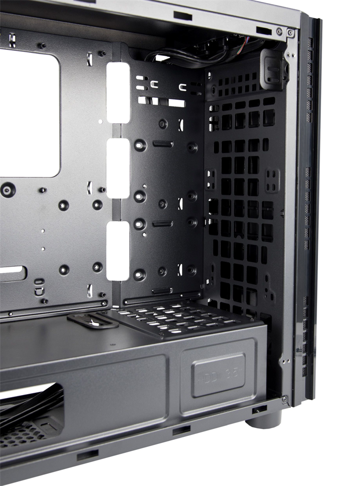CHIEFTEC AL-02B-TG-OP fekete (táp nélküli) ablakos ATX ház