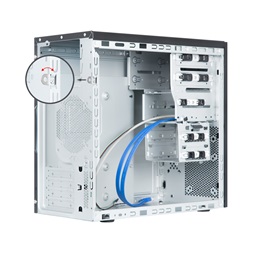 CHIEFTEC BD-25B-OP fekete (táp nélküli) ATX ház