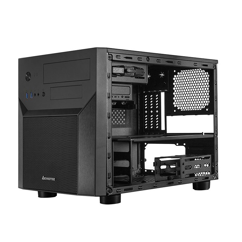 CHIEFTEC CI-02B-OP fekete (táp nélküli) mATX ház