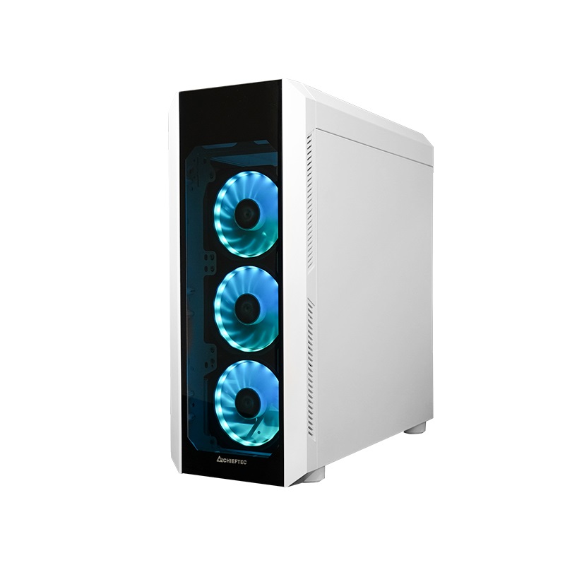 CHIEFTEC GL-03W-OP fehér (táp nélküli) ablakos ATX ház
