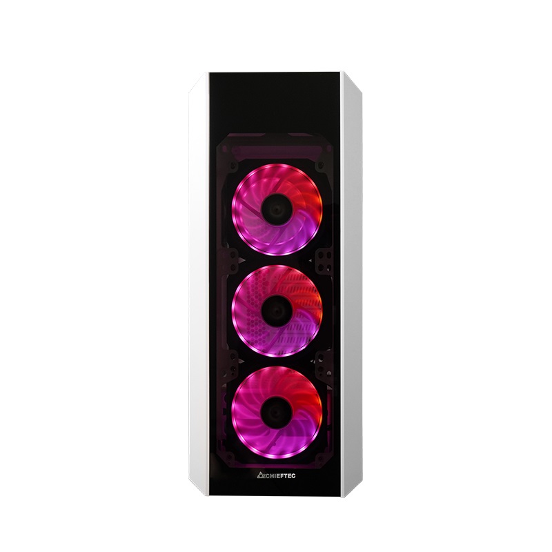 CHIEFTEC GL-03W-OP fehér (táp nélküli) ablakos ATX ház