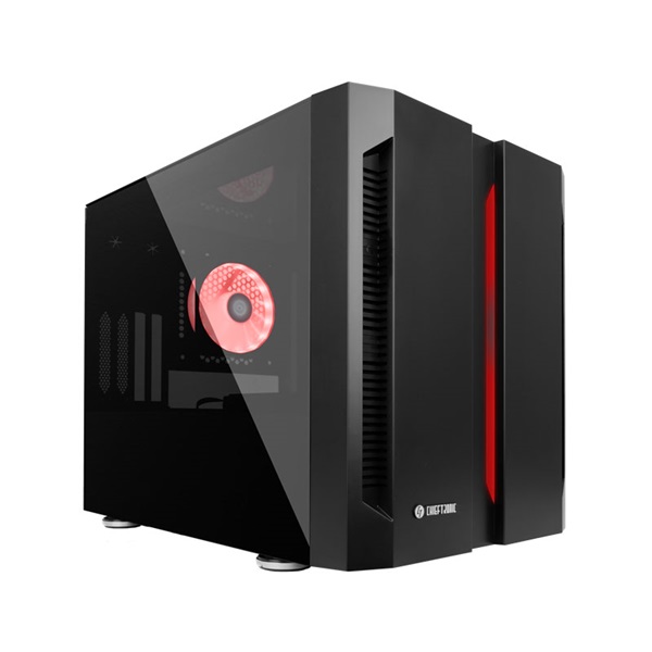 CHIEFTEC GM-01B-OP fekete (táp nélküli) ablakos mATX ház