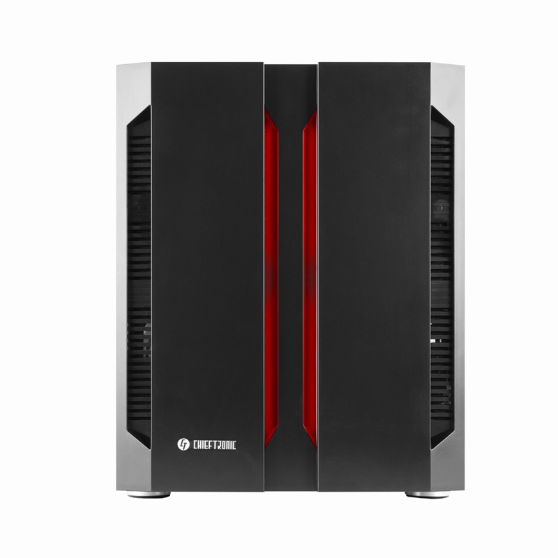 CHIEFTEC GM-01B-OP fekete (táp nélküli) ablakos mATX ház