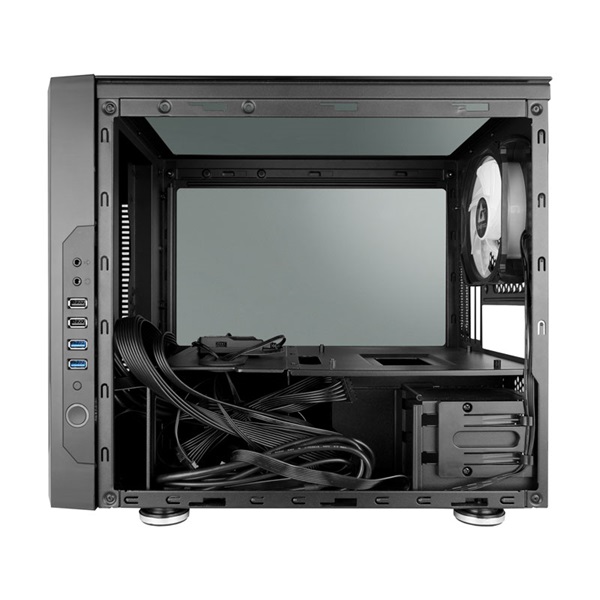CHIEFTEC GM-01B-OP fekete (táp nélküli) ablakos mATX ház