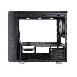 CHIEFTEC GM-02B-OP fekete (táp nélküli) ablakos mATX ház