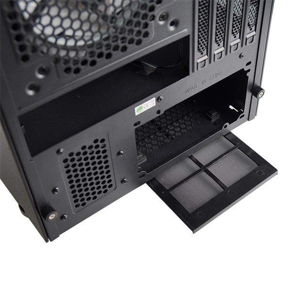 CHIEFTEC GM-02B-OP fekete (táp nélküli) ablakos mATX ház