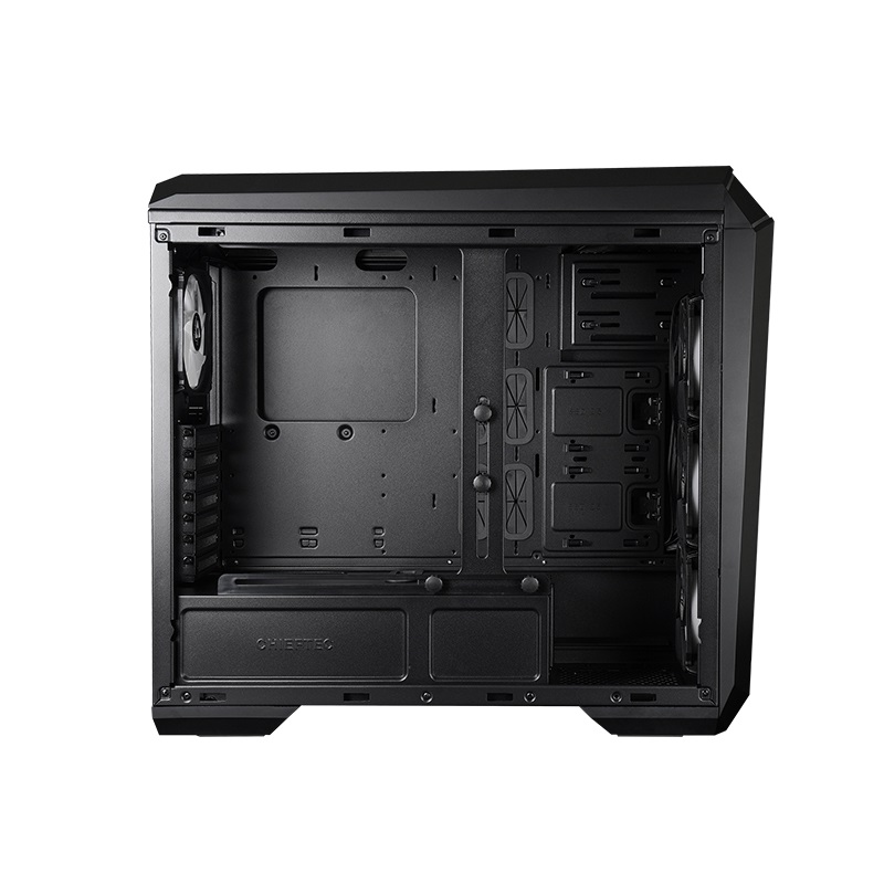 CHIEFTEC GP-03B-OP fekete (táp nélküli) ablakos ATX ház