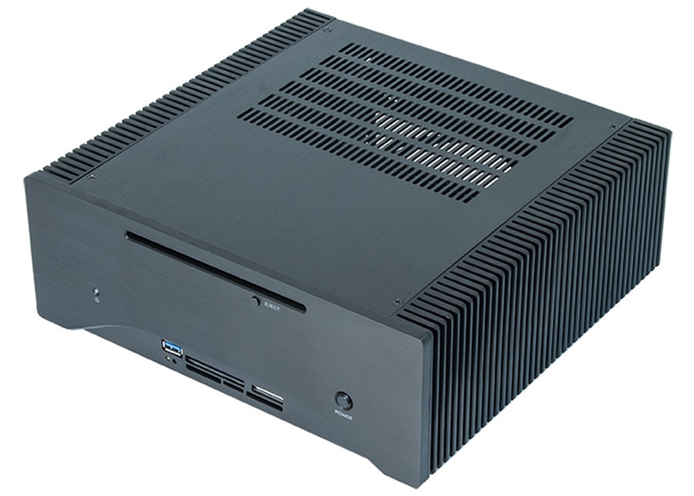 CHIEFTEC HF-200B-OP fekete (táp nélküli) mini-ITX ház