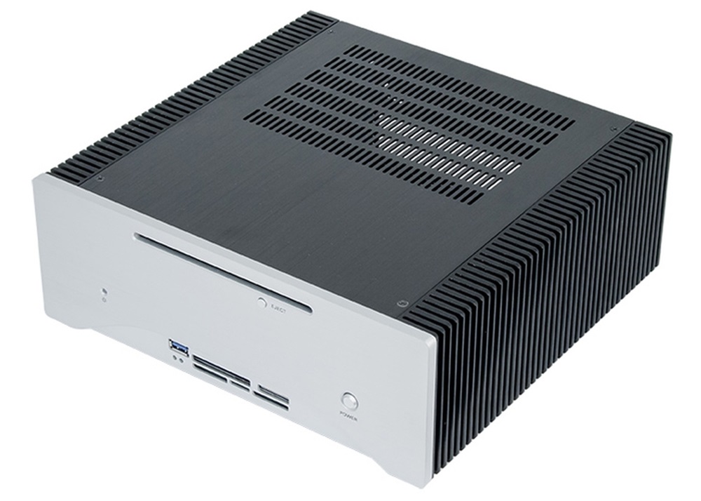 CHIEFTEC HF-200SL-OP ezüst (táp nélküli) mini-ITX ház