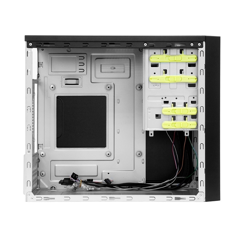 CHIEFTEC HT-01B-350S8 fekete (táp nélküli) mATX ház