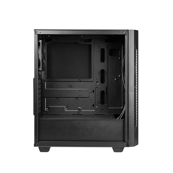 CHIEFTEC Ház ELOX AS-01B-OP ATX, 1db Ventillátorral, Tápegység nélkül, Fekete