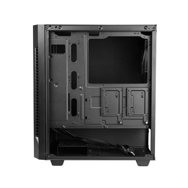 CHIEFTEC Ház ELOX AS-01B-OP ATX, 1db Ventillátorral, Tápegység nélkül, Fekete