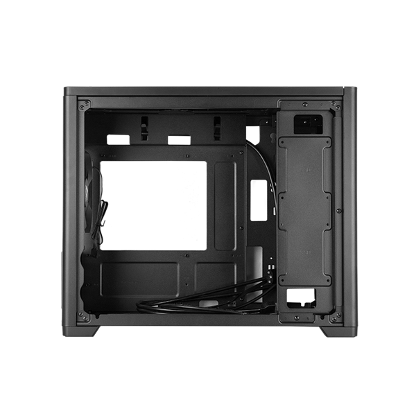 CHIEFTEC Ház UNI BX-10B-OP ATX, Tápegység nélkül, 1db Ventilátorral, USB-C porttal, Edzett üveg oldallap, fekete