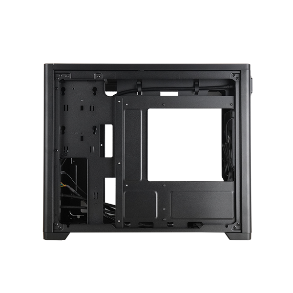CHIEFTEC Ház UNI BX-10B-OP ATX, Tápegység nélkül, 1db Ventilátorral, USB-C porttal, Edzett üveg oldallap, fekete
