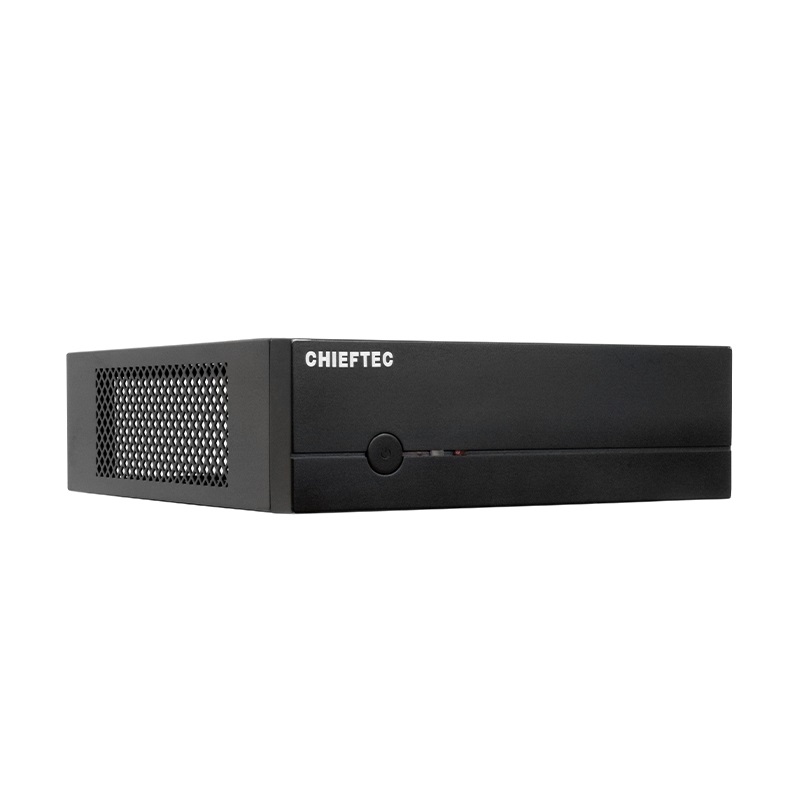 CHIEFTEC IX-01B-OP fekete (táp nélküli) mini-ITX ház