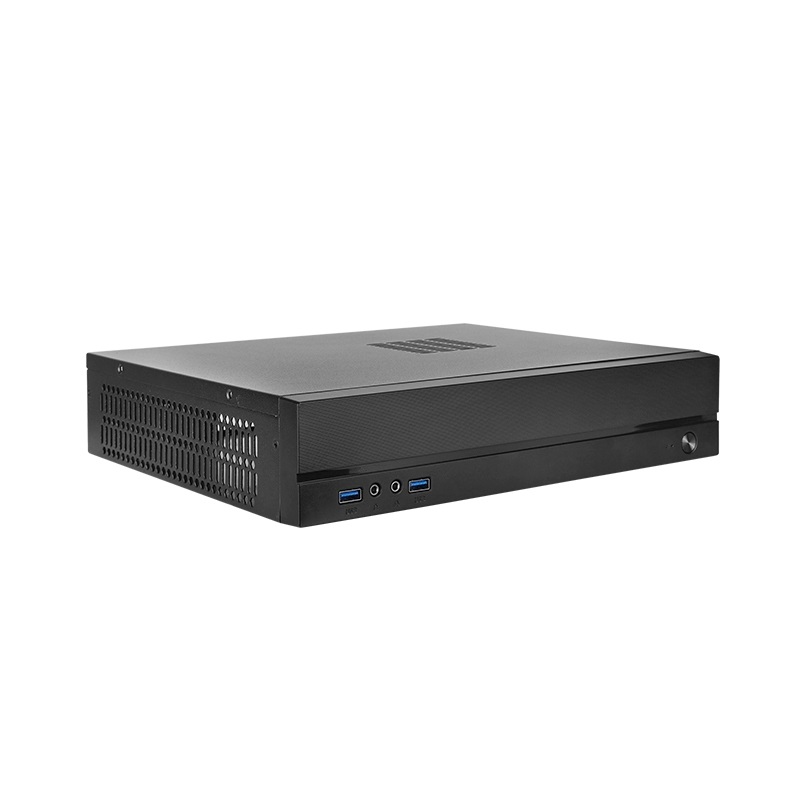 CHIEFTEC IX-06B-OP fekete (táp nélküli) mini-ITX ház