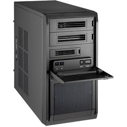 CHIEFTEC LT-01B-OP fekete (táp nélküli) mATX ház