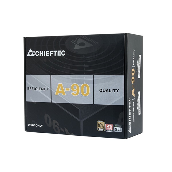CHIEFTEC Tápegység Moduláris, A-90 Series 750W, 12cm ATX BOX