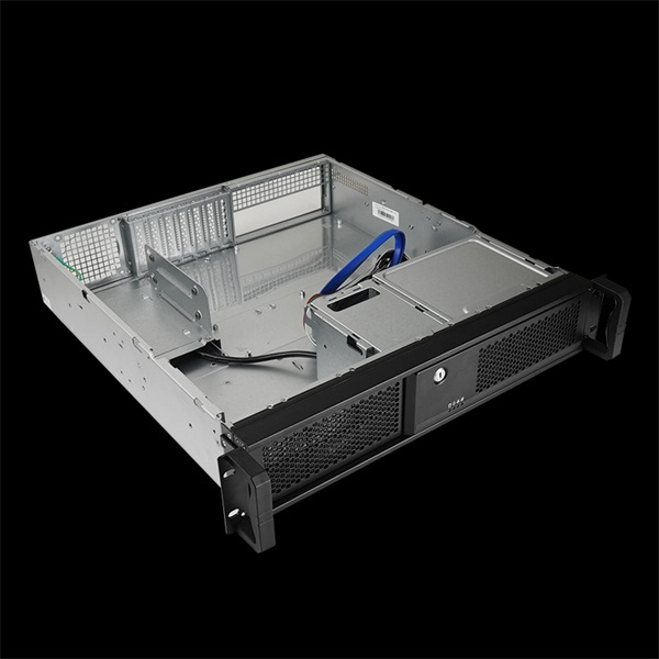 CHIEFTEC UNC-209SR-B-OP fekete (táp nélküli) 2U rackbe szerelhető ATX ház