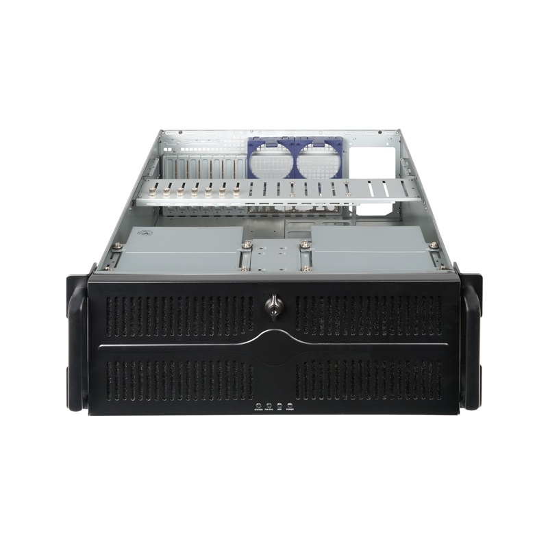 CHIEFTEC UNC-411E-B-OP fekete (táp nélküli) 4U rackbe szerelhető ATX ház