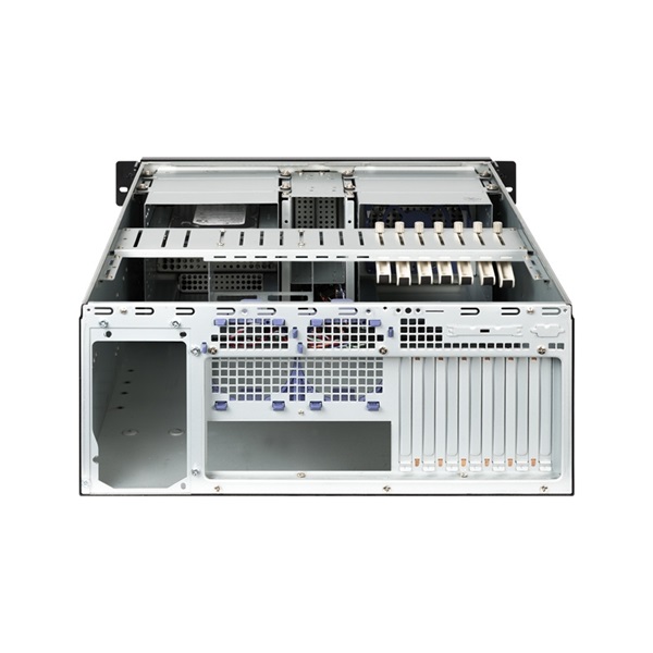 CHIEFTEC UNC-411E-B-OP fekete (táp nélküli) 4U rackbe szerelhető ATX ház