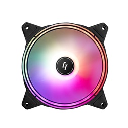 CHIEFTEC Ventilátor NF-1225RGB, 12cm, ARGB LED, fekete