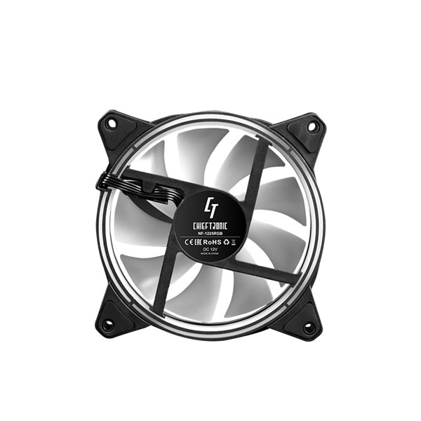 CHIEFTEC Ventilátor NF-1225RGB, 12cm, ARGB LED, fekete