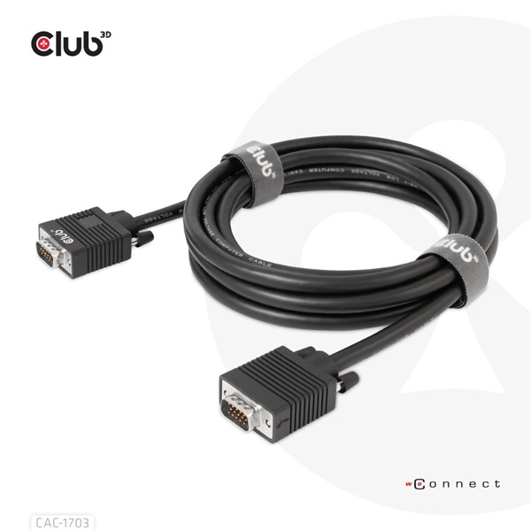 CLUB3D D-Sub - D-Sub 3m kétirányú kábel