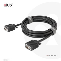 CLUB3D D-Sub - D-Sub 3m kétirányú kábel