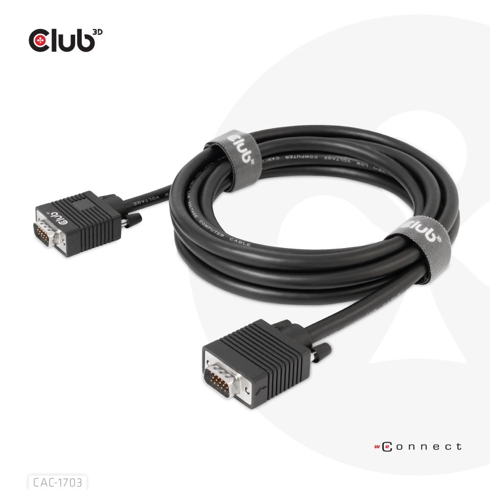 CLUB3D D-Sub - D-Sub 3m kétirányú kábel