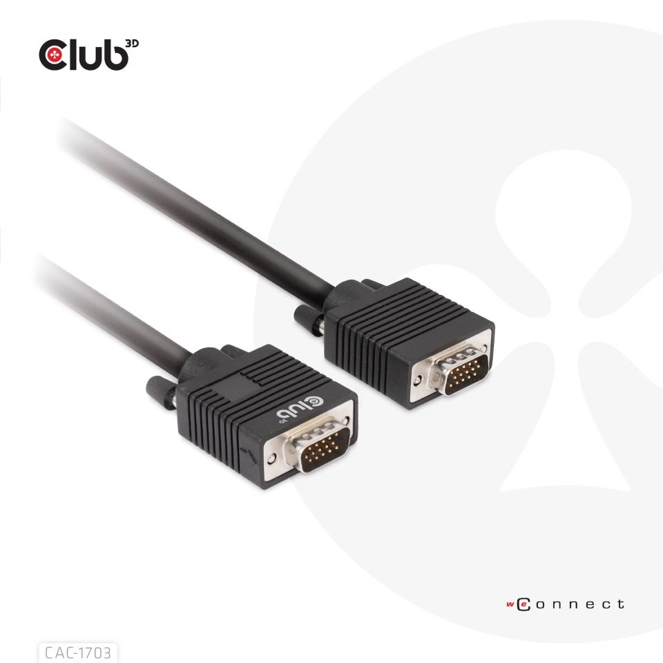 CLUB3D D-Sub - D-Sub 3m kétirányú kábel