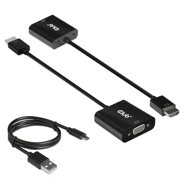 CLUB3D HDMI 1.4 - D-Sub Adapter