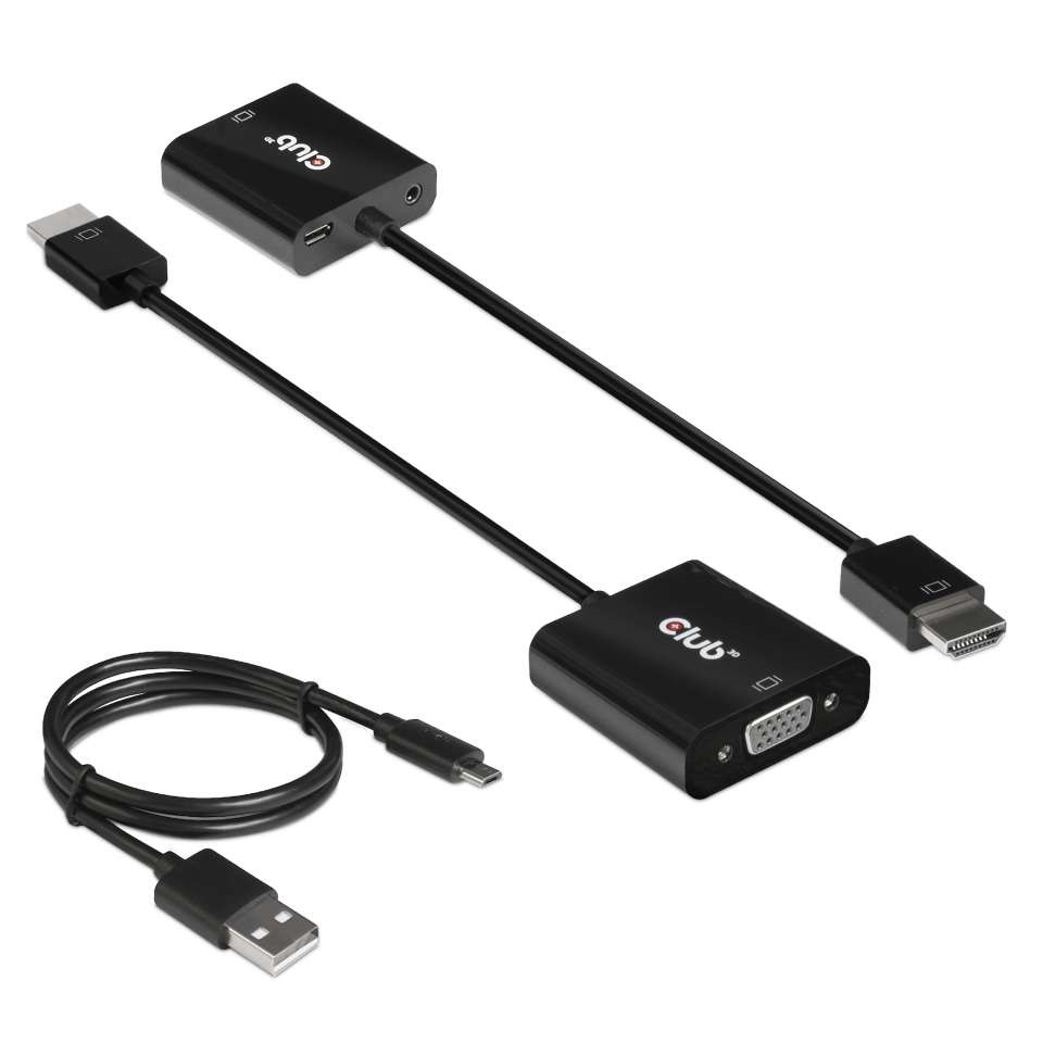CLUB3D HDMI 1.4 - D-Sub Adapter