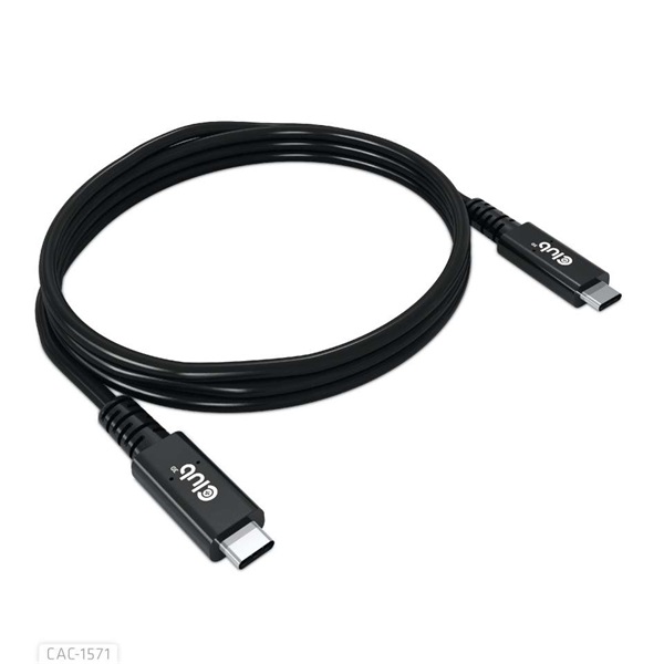 CLUB3D USB4 Type C - USB4 Type-C 8K60Hz 0.8m kábel