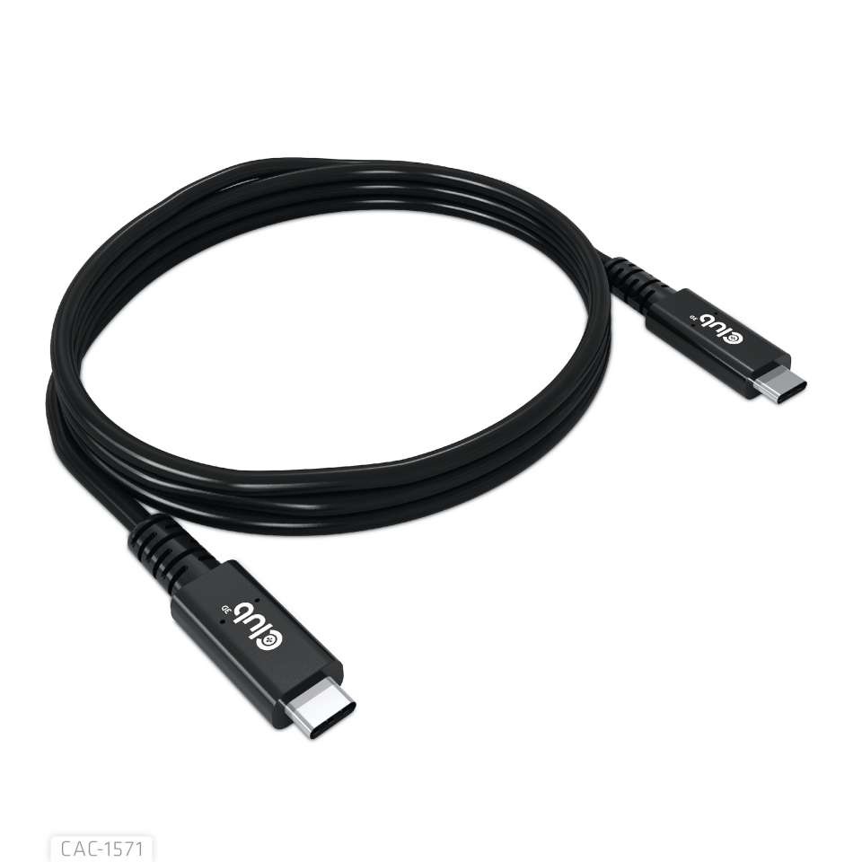 CLUB3D USB4 Type C - USB4 Type-C 8K60Hz 0.8m kábel