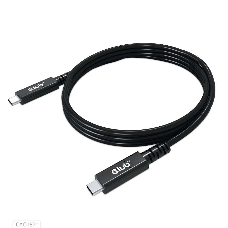 CLUB3D USB4 Type C - USB4 Type-C 8K60Hz 0.8m kábel