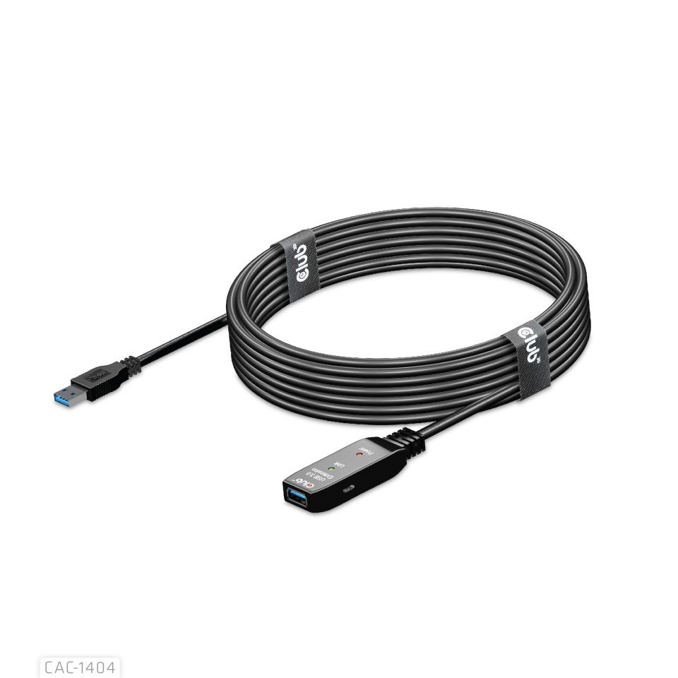 CLUB3D USB 3.2 Active Repeater 5m kábel