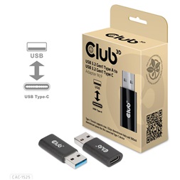 CLUB3D USB 3.2 Gen1 Type A - USB 3.2 Gen1 Type C adapter