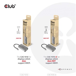 CLUB3D USB 3.2 Type C - DVI-D HDCP OFF adapter