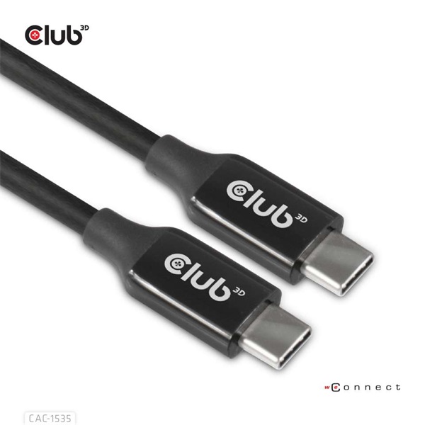 CLUB3D USB 3.2 Type C - USB 3.2 Type C 8K60Hz 5m kábel