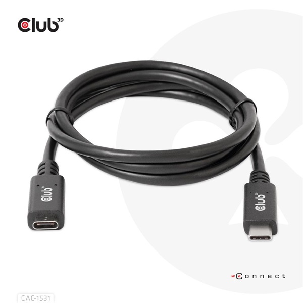 CLUB3D USB Gen1 Type C - USB Type C 4K60Hz 1m kábel