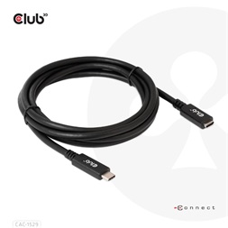 CLUB3D USB Gen1 Type C - USB Type C 2m extension kábel