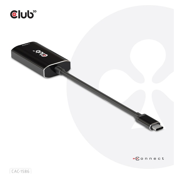 CLUB3D USB Type C - HDMI 4K120Hz Active Adapter