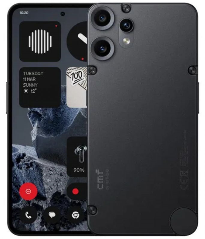 CMF Phone 2 Pro 6,77" 5G 8/128GB DualSIM fekete okostelefon